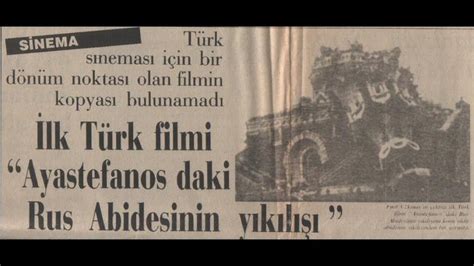 Türkiye de çekilen ilk sinema filmi